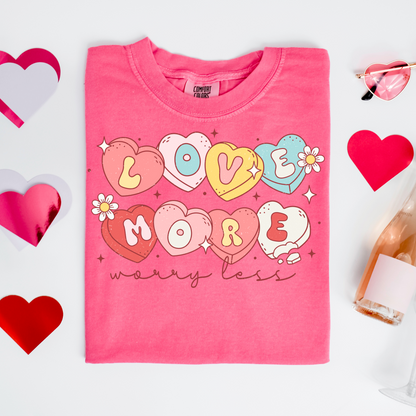 a t - shirt that says love is more than words